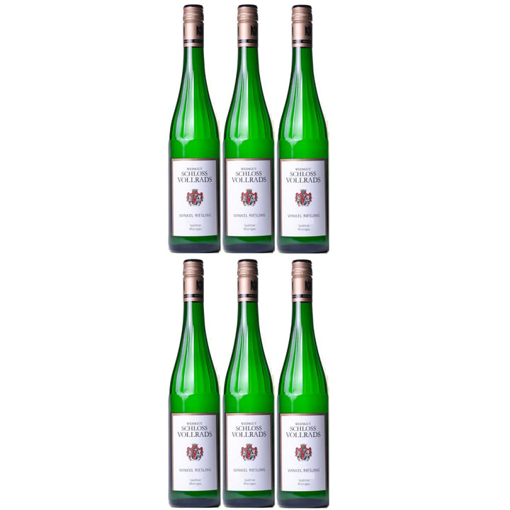 Schloss Vollrads Winkel Riesling Kabinett Spätlese VDP. Ortswein spätlese Weißwein Bio Deutschland (6 x 0,75l) - Versanel - 