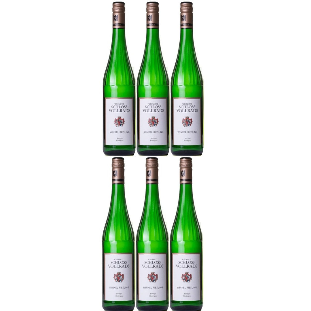 Schloss Vollrads Winkel Riesling trocken VDP. ORTSWEIN trocken Weißwein Bio Deutschland (6 x 0,75l) - Versanel - 