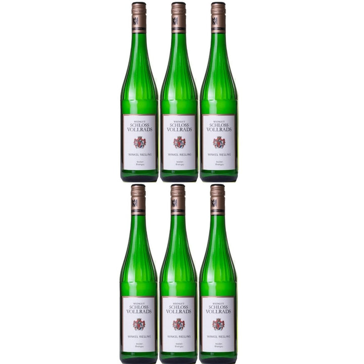 Schloss Vollrads Winkel Riesling trocken VDP. ORTSWEIN trocken Weißwein Bio Deutschland (6 x 0,75l) - Versanel - 