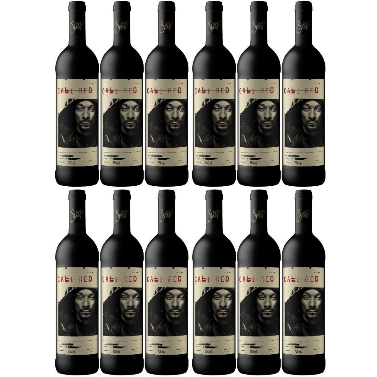 Snoop Dogg Cali Red Penfolds Rotwein Wein Halbtrocken Kalifornien (12 x 0.75l) - Versanel - Wein