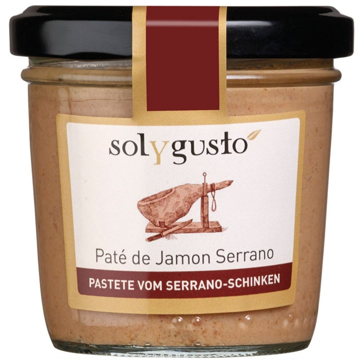 Sol y Gusto Paté de Jamón Serrano Pastete vom Serrano - Schinken Brotaufstrich Spanien (6 x 100g) - Versanel - 