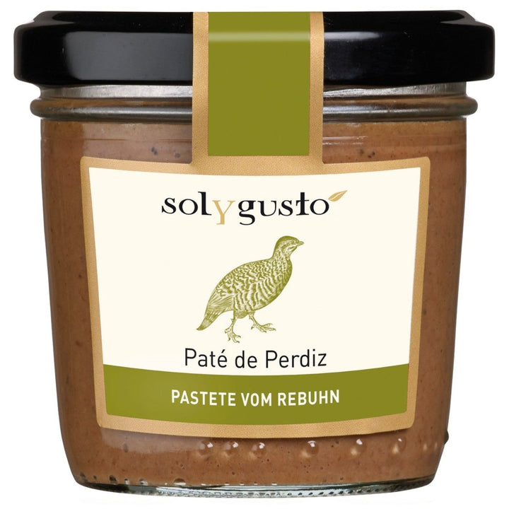 Sol y Gusto Paté de Perdiz Pastete vom Rebhuhn Brotaufstrich Spanien (12 x 100g) - Versanel - 