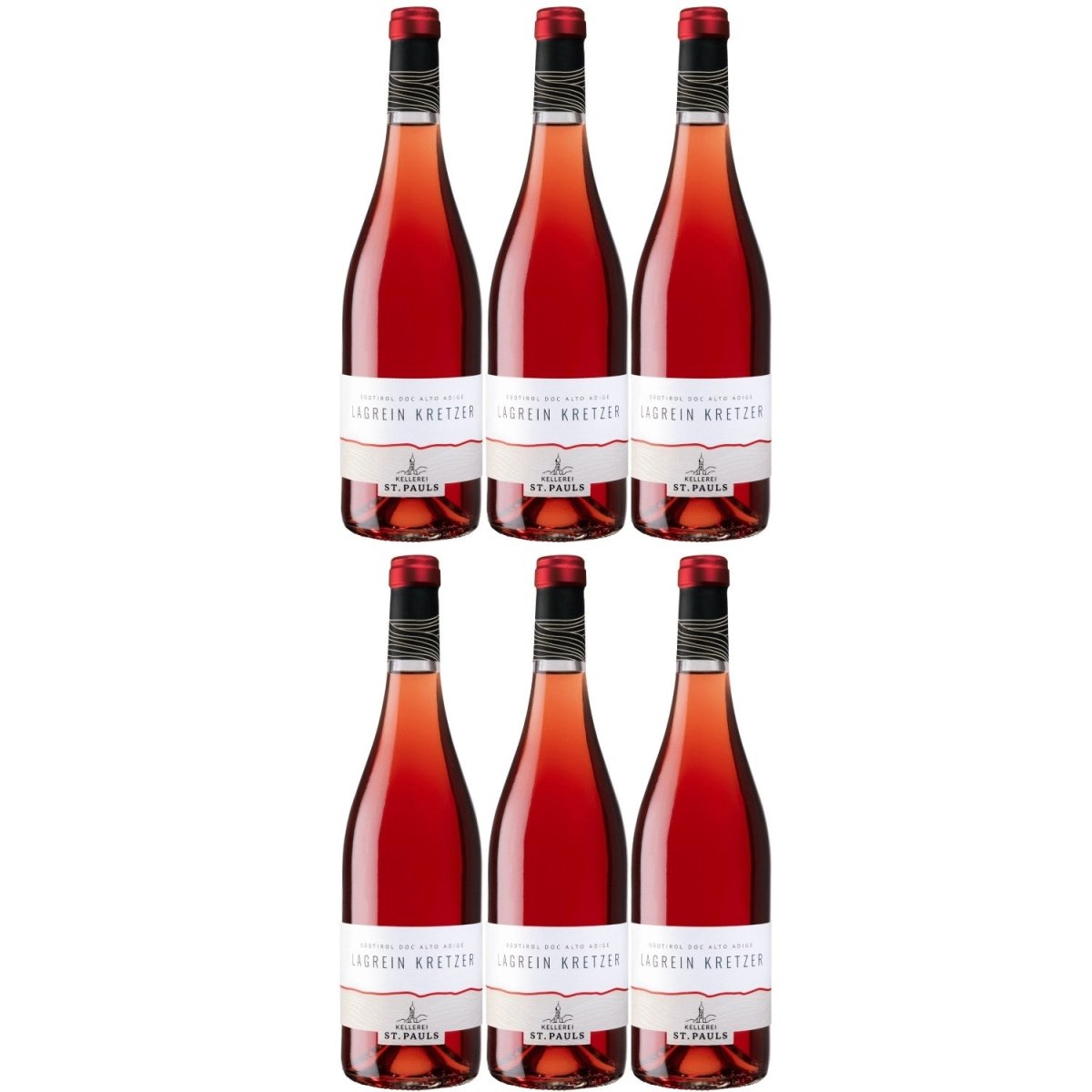 St. Pauls Lagrein Rosé Alto Adige DOC Südtiroler Roséwein Wein trocken (6 x 0.75l) - Versanel - 