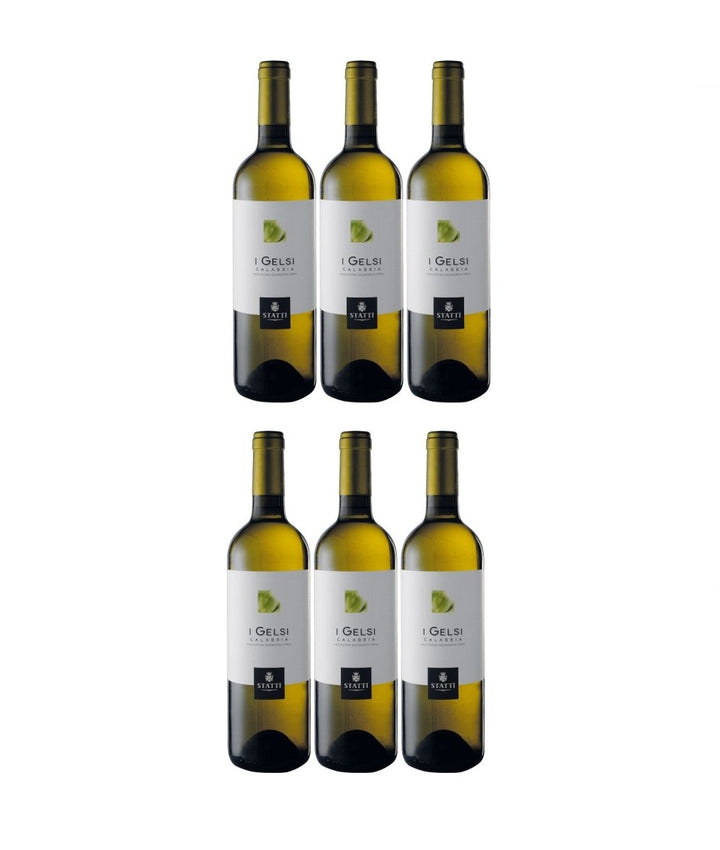 Statti I Gelsi Bianco IGT Calabria Weißwein Wein Trocken Italien (6 x 0,75l) - Versanel - 