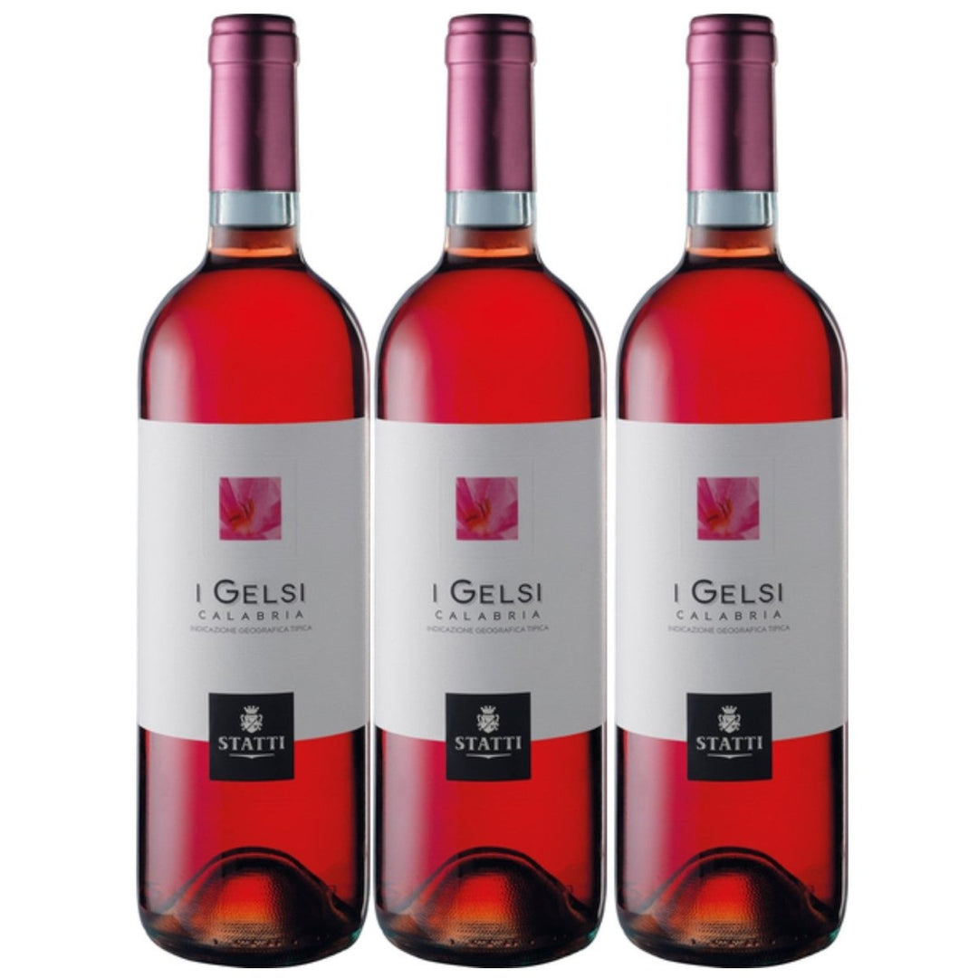 Statti I Gelsi Rosé IGT Calabria Roséwein Wein Trocken Italien (3 x 0,75l) - Versanel - 