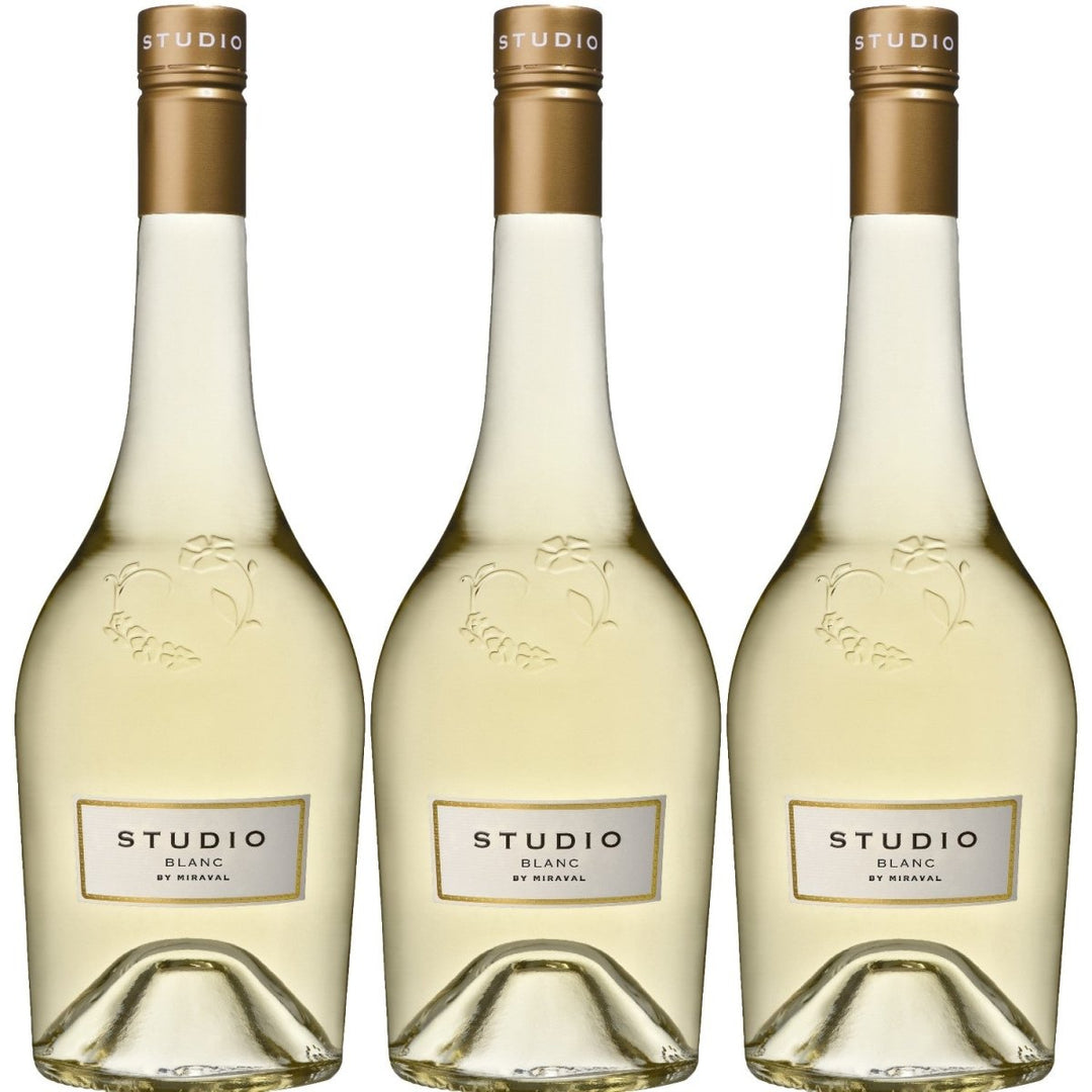 STUDIO by Miraval Blanc Méditerranée IGP Weisswein trocken Frankreich (3 x 0,75l) - Versanel - Wein