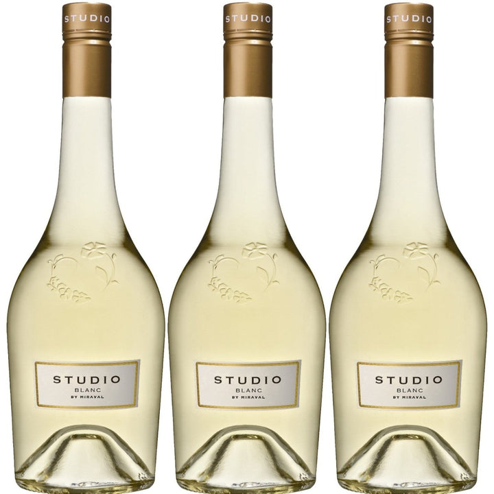 STUDIO by Miraval Blanc Méditerranée IGP Weisswein trocken Frankreich (3 x 0,75l) - Versanel - Wein