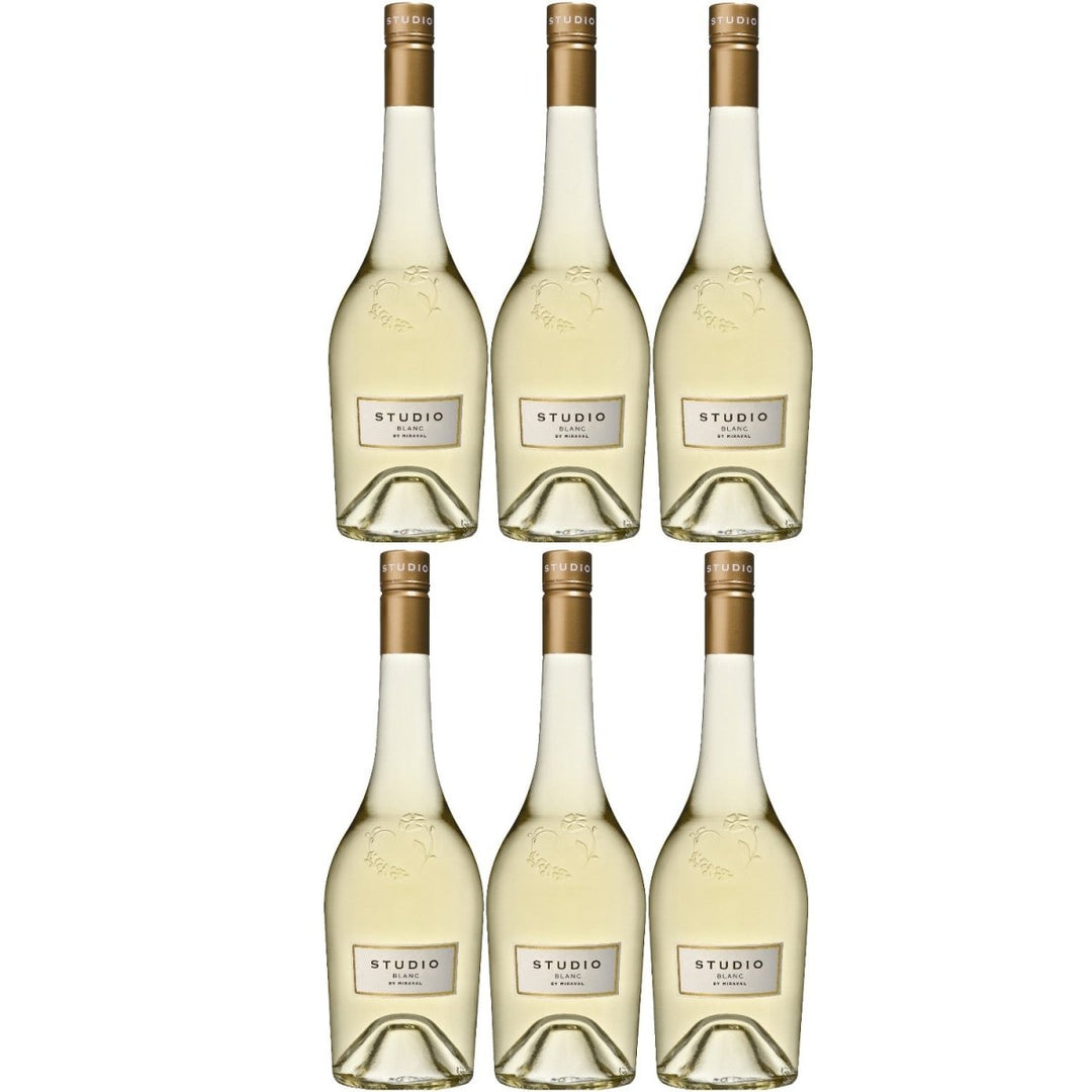 STUDIO by Miraval Blanc Méditerranée IGP Weisswein trocken Frankreich (6 x 0,75l) - Versanel - Wein