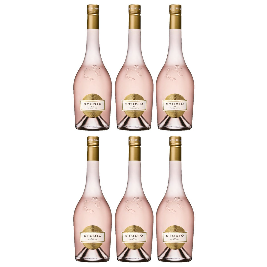 STUDIO by Miraval Rosé Méditerranée IGP Roséwein Trocken Frankreich (6 x 0,75l) - Versanel - Wein