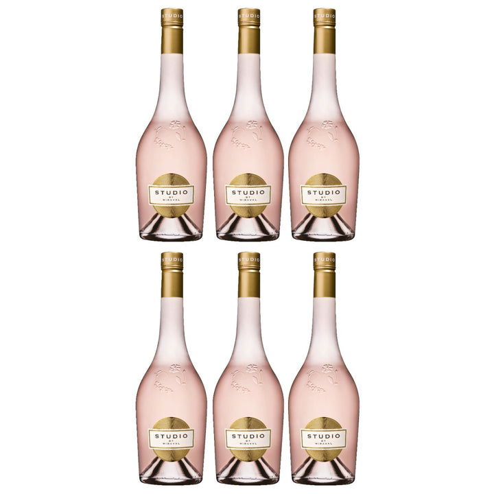 STUDIO by Miraval Rosé Méditerranée IGP Roséwein Trocken Frankreich (6 x 0,75l) - Versanel - Wein