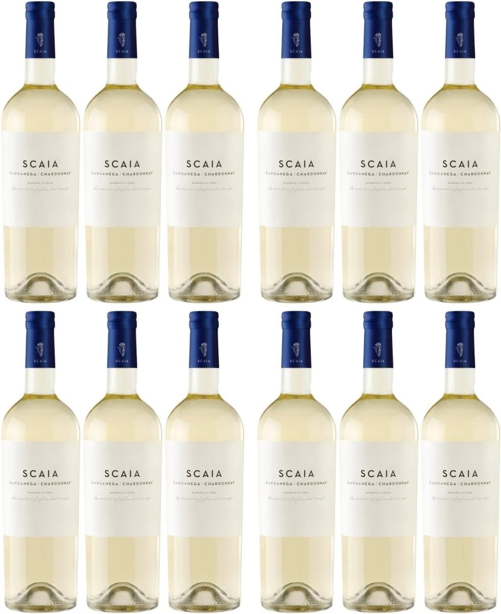 Tenuta Sant'Antonio Scaia Bianca Garganega Chardonnay Weißwein weiß trocken Venetien Italien (12 x 0,75l) - Versanel - 