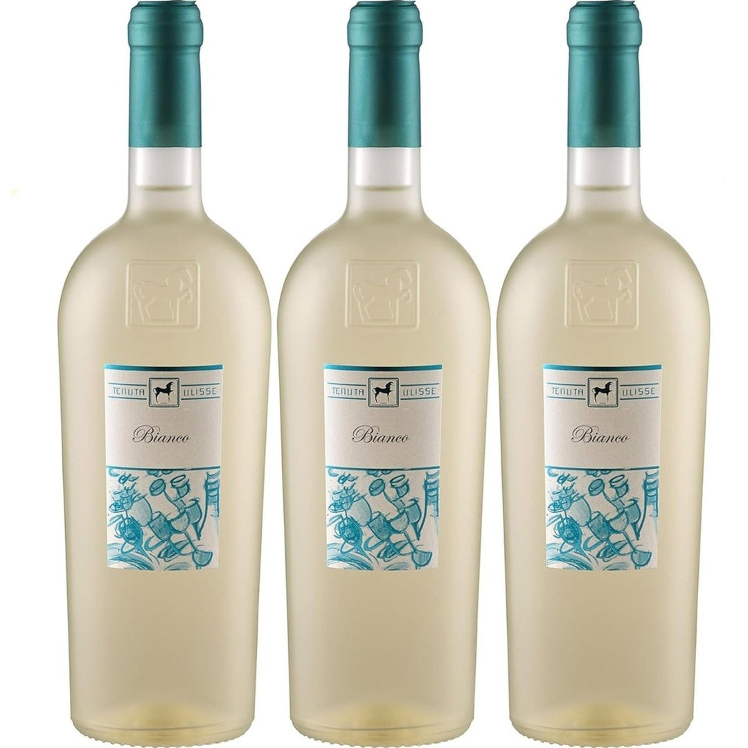Tenuta Ulisse Premium Ulisse Bianco Weisswein Weiss halbtrocken Italien (3 x 0.75 l) - Versanel - 
