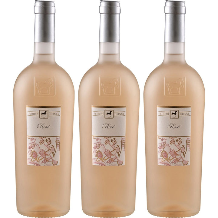Tenuta Ulisse Premium Ulisse Rosè Roséwein halbtrocken Italien (3 x 0.75 l) - Versanel - 