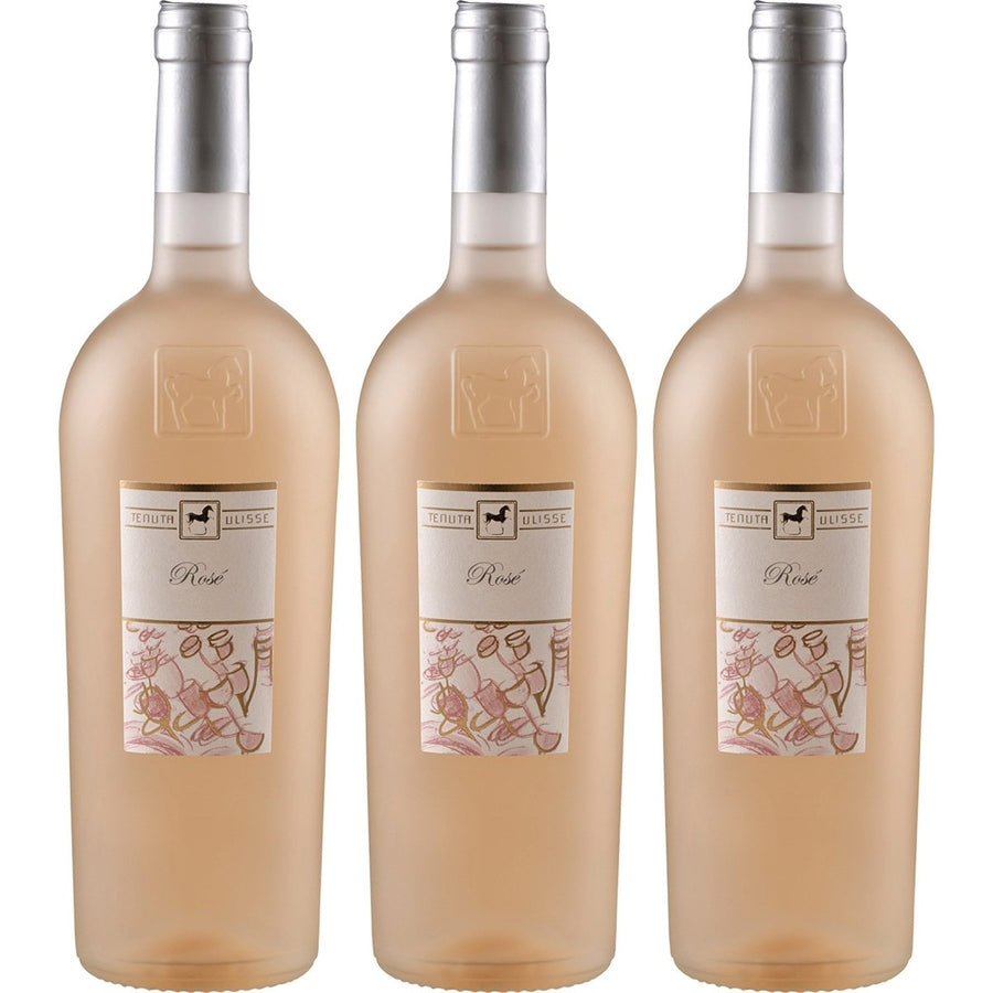 Tenuta Ulisse Premium Ulisse Rosè Roséwein halbtrocken Italien (3 x 0.75 l) - Versanel - 