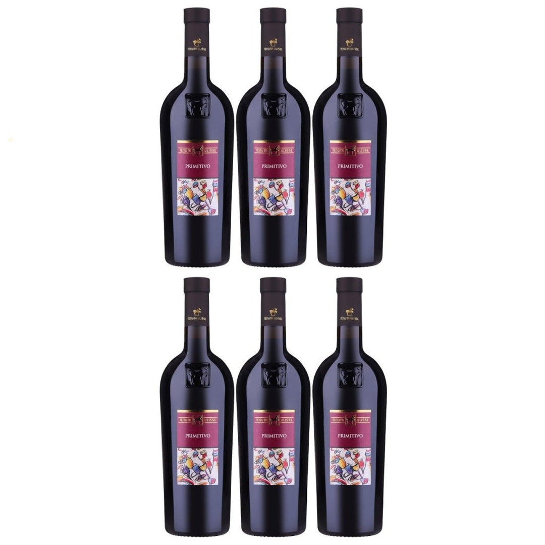TENUTA ULISSE Primitivo Terre di Chieti IGP Rotwein Rot trocken Italien (6 x 0.75 l) - Versanel - 