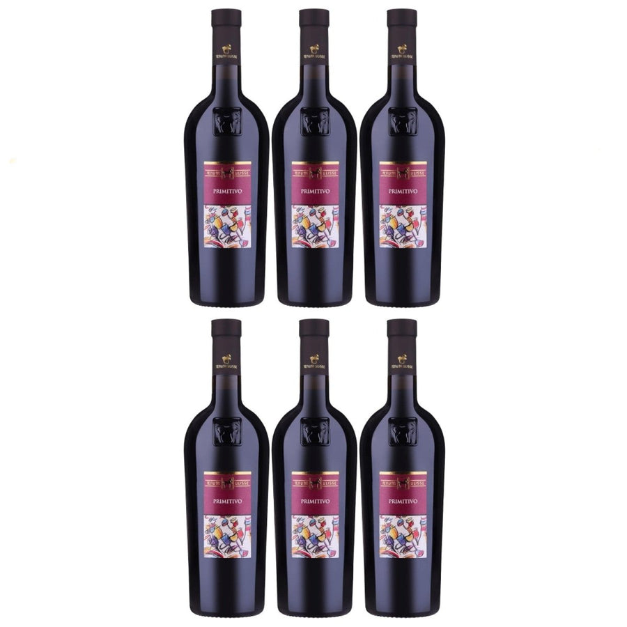 TENUTA ULISSE Primitivo Terre di Chieti IGP Rotwein Rot trocken Italien (6 x 0.75 l) - Versanel - 