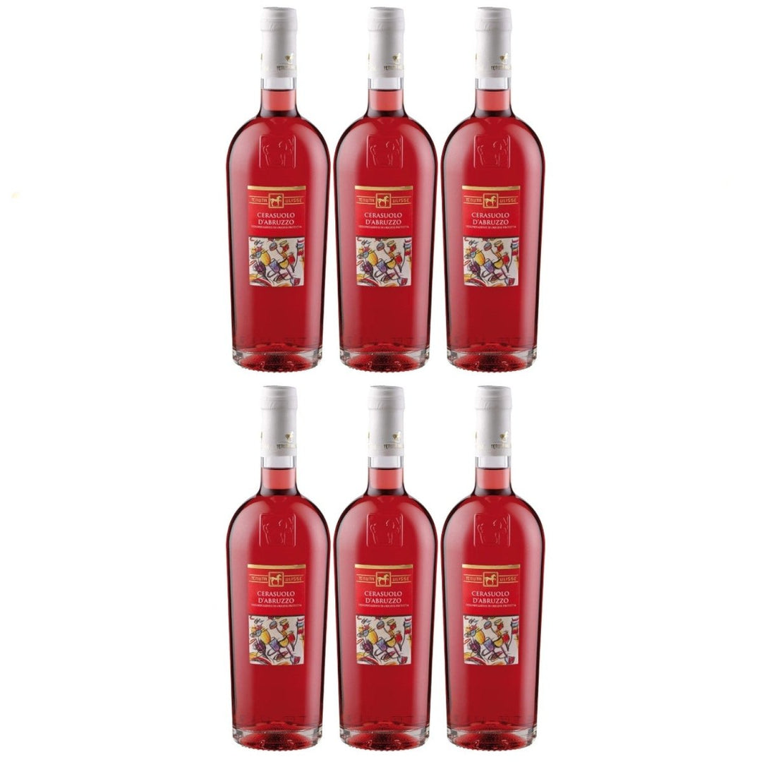 Tenuta Ulisse ULISSE Cerasuolo d'Abruzzo DOP Roséwein Rosé halbtrocken Italien (6 x 0.75 l) - Versanel - 