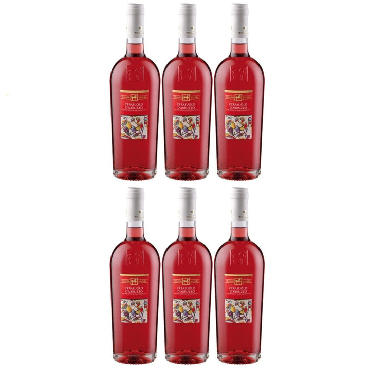 Tenuta Ulisse ULISSE Cerasuolo d'Abruzzo DOP Roséwein Rosé halbtrocken Italien (6 x 0.75 l) - Versanel - 