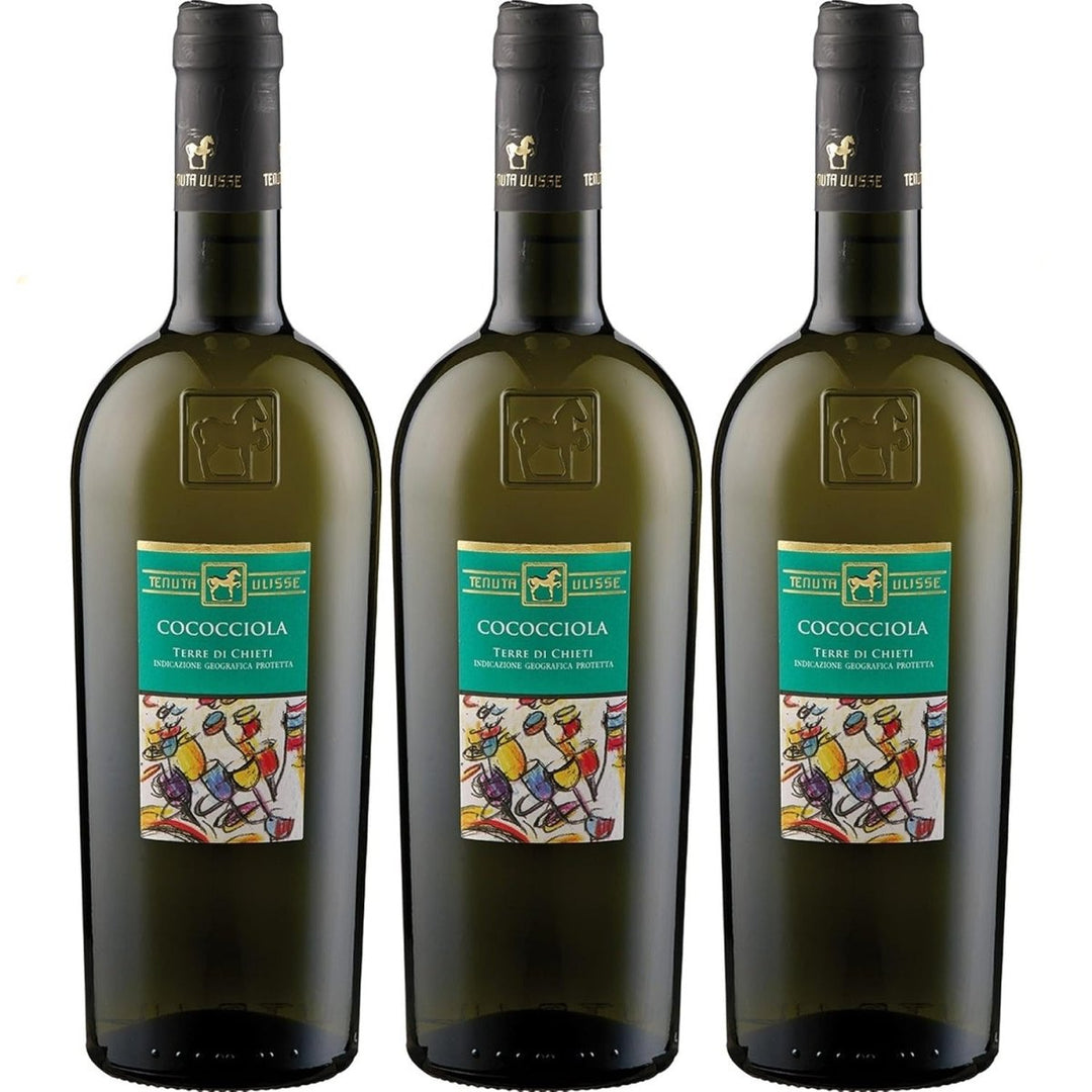 Tenuta Ulisse ULISSE Cococciola Terre di Chieti IGP Weisswein Weiss halbtrocken Italien (3 x 0.75 l) - Versanel - 