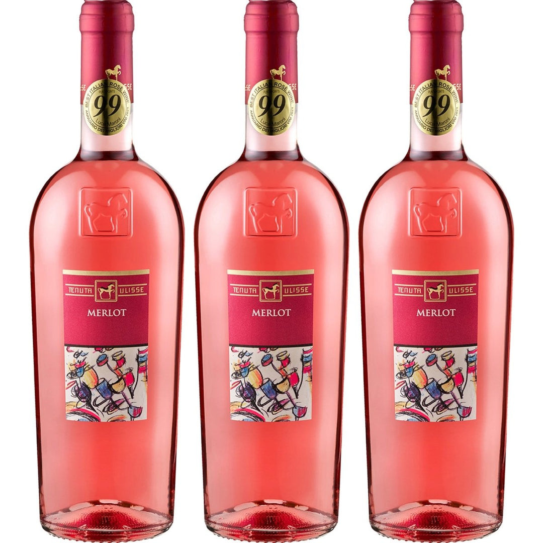 Tenuta Ulisse ULISSE Merlot Rosato Roséwein Rosé trocken Italien (3 x 0.75 l) - Versanel - 