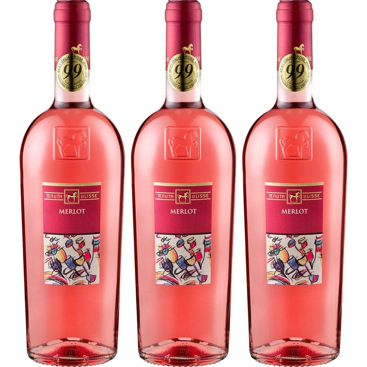 Tenuta Ulisse ULISSE Merlot Rosato Roséwein Rosé trocken Italien (3 x 0.75 l) - Versanel - 