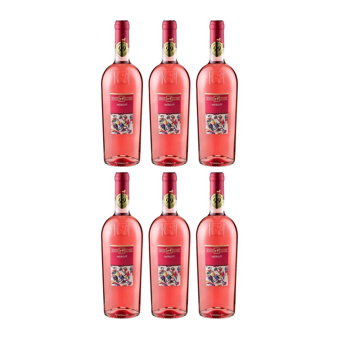 Tenuta Ulisse ULISSE Merlot Rosato Roséwein Rosé trocken Italien (6 x 0.75 l) - Versanel - 