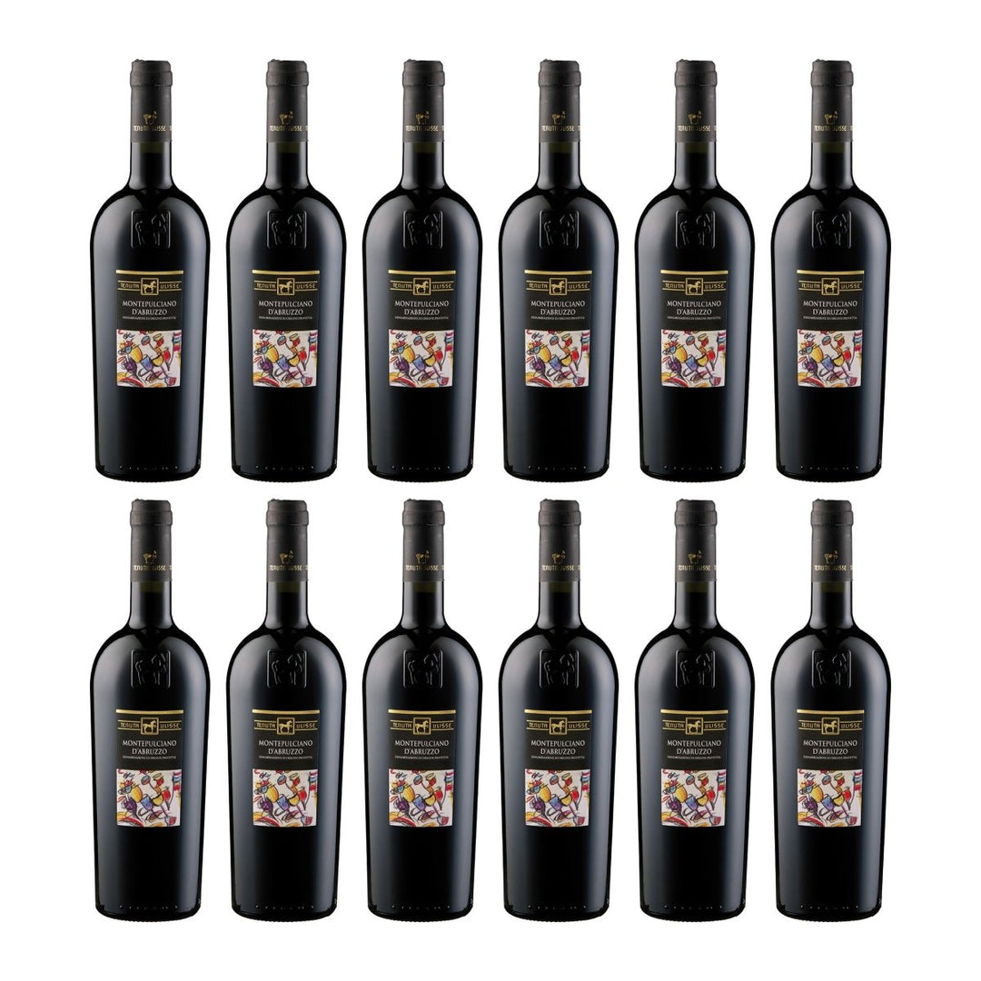 Tenuta Ulisse ULISSE Montepulciano d'Abruzzo DOP Rotwein Rot trocken Italien (12 x 0.75 l) - Versanel - 