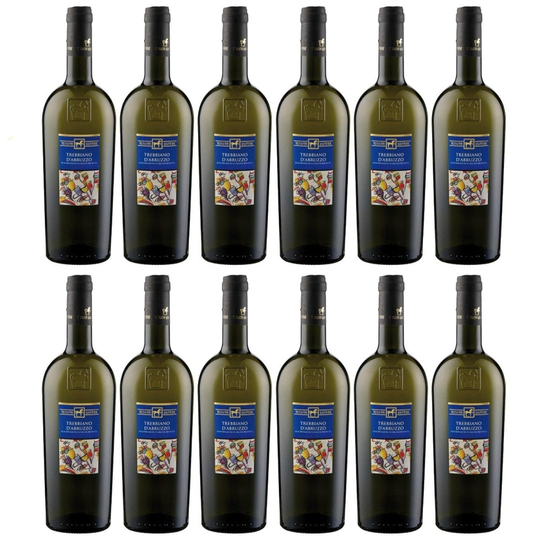 Tenuta Ulisse ULISSE Trebbiano d'Abruzzo DOP Weisswein Weiss halbtrocken Italien (12 x 0.75 l) - Versanel - 