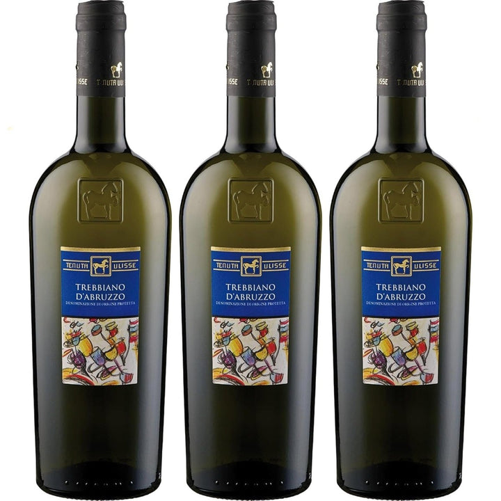 Tenuta Ulisse ULISSE Trebbiano d'Abruzzo DOP Weisswein Weiss halbtrocken Italien (3 x 0.75 l) - Versanel - 