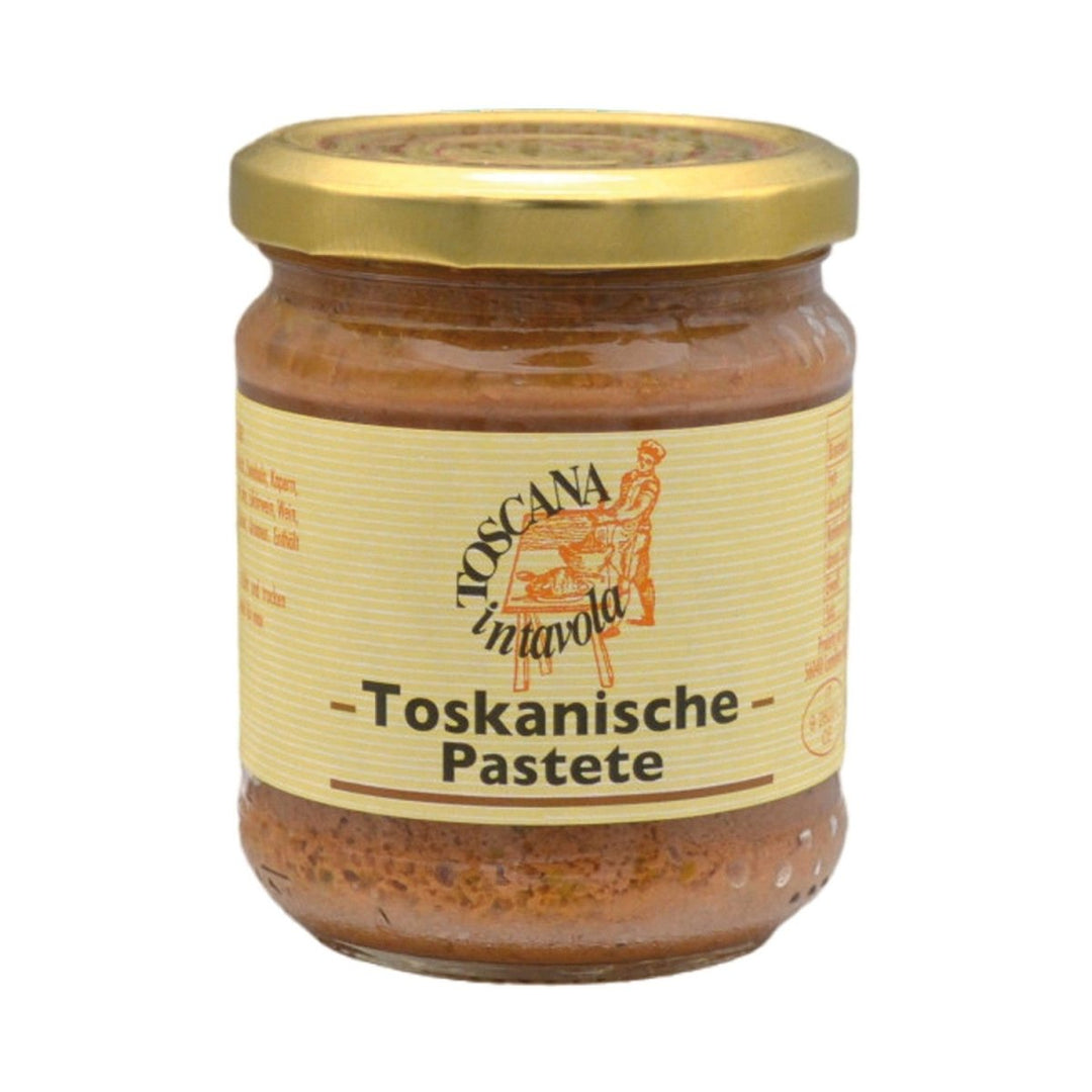 Toscana in Tavola Leberpastete toskanischer Art Klassischer italienischer Brotaufstrich Italien (1 x 180g) - Versanel - 