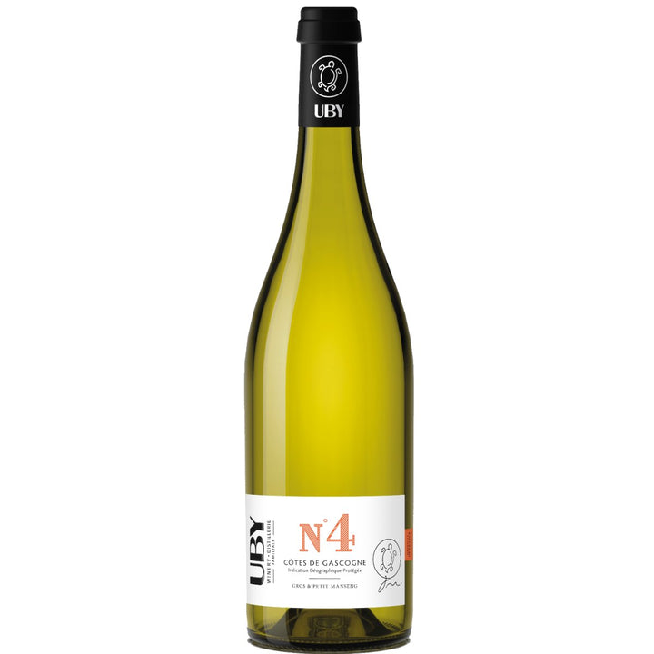 Uby N°4 Gros & Petit Manseng sweet Côtes de Gascogne IGP Weißwein Lieblich Frankreich (3 x 0,75l) - Versanel - 