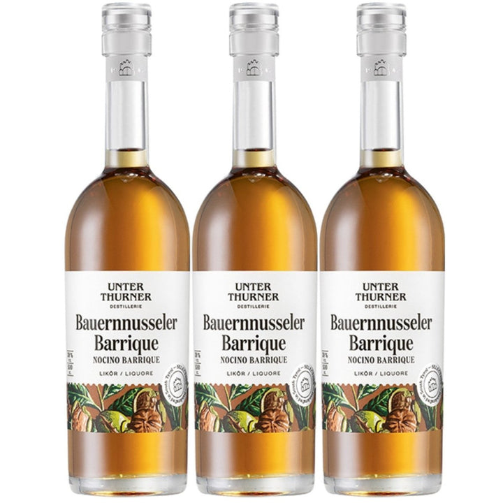 Unterthurner Bauernnusseler Barrique Likör Südtirol Italien (3 x 0,5l) - Versanel - Spirituose