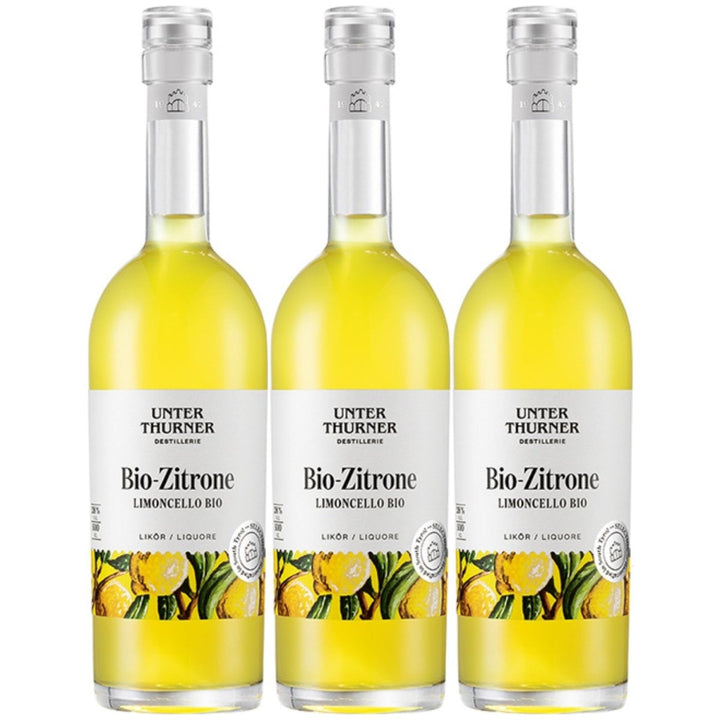 Unterthurner Limoncello Bio Likör Südtirol Italien (3 x 0,5l) - Versanel - 