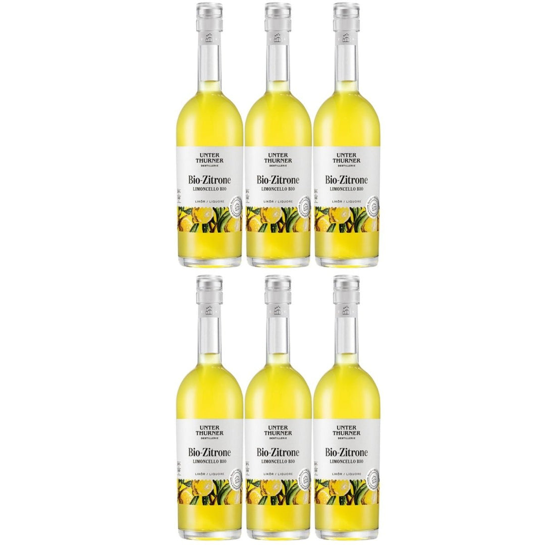 Unterthurner Limoncello Bio Likör Südtirol Italien (6 x 0,5l) - Versanel - 