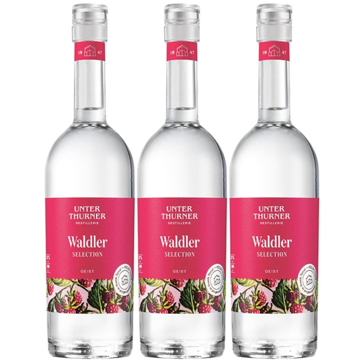 Unterthurner Waldler Selection Himbeer Geist Südtirol Italien (3 x 0,5l) - Versanel - Spirituosen