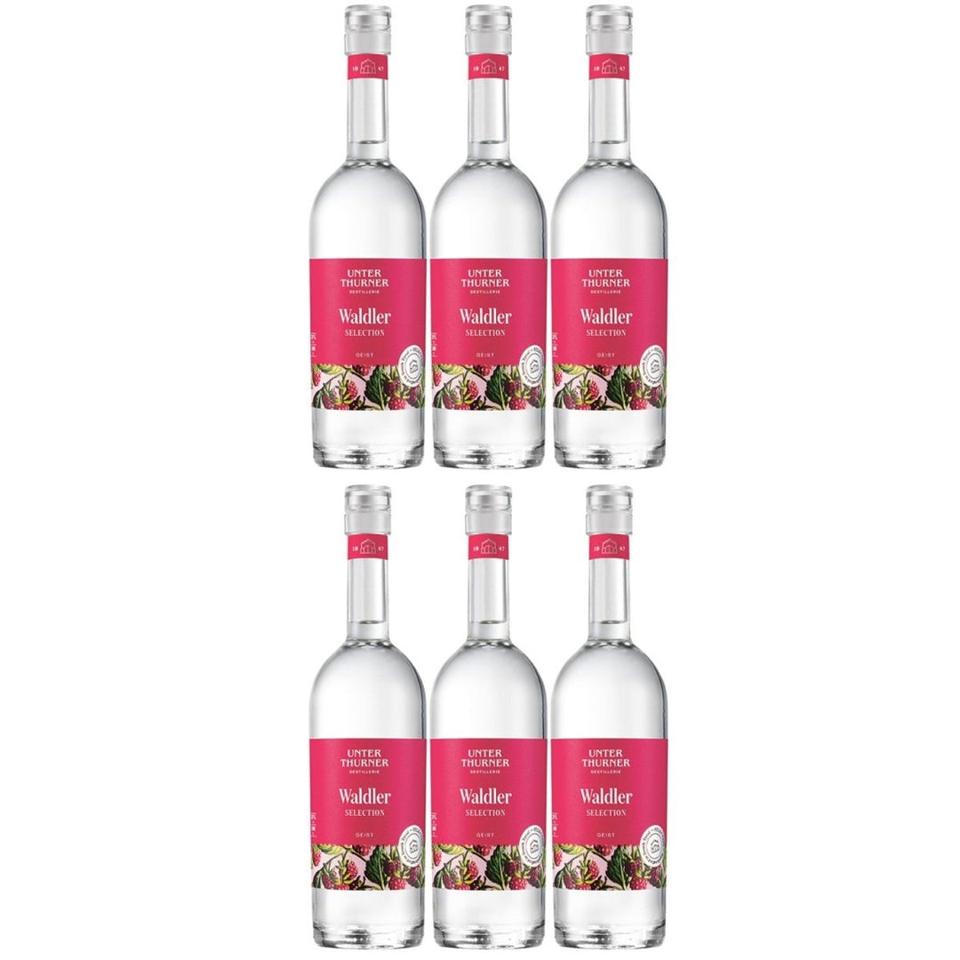 Unterthurner Waldler Selection Himbeer Geist Südtirol Italien (6 x 0,5l) - Versanel - Spirituosen