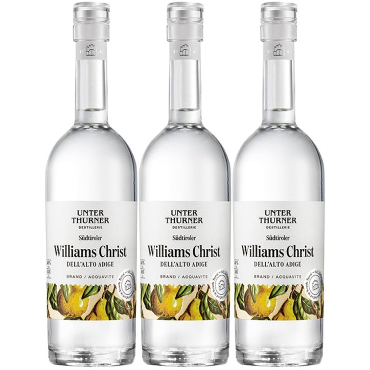 Unterthurner Williams Christ Brand Südtirol Italien (3 x 0,5l) - Versanel - Spirituosen