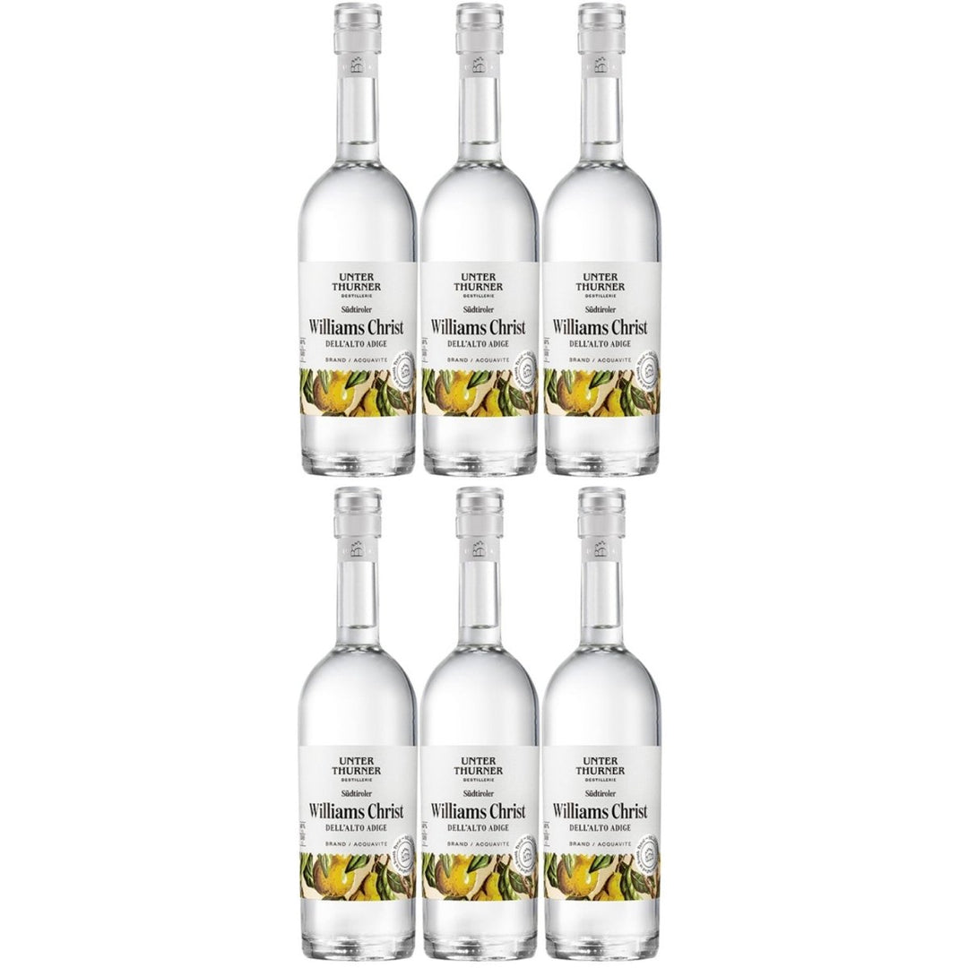 Unterthurner Williams Christ Brand Südtirol Italien (6 x 0,5l) - Versanel - Spirituose