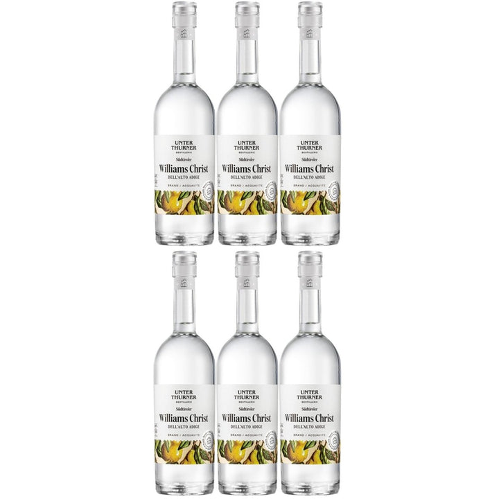 Unterthurner Williams Christ Brand Südtirol Italien (6 x 0,5l) - Versanel - Spirituose