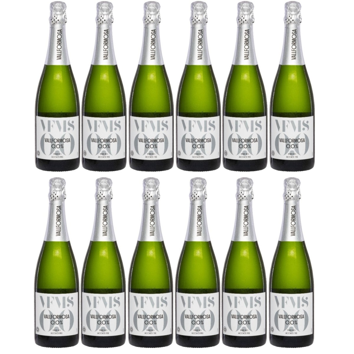 Vallformosa Sparkling 0,0 % Trocken Schaumwein Vegan Spanien (12 x 0,75 l) - Versanel -