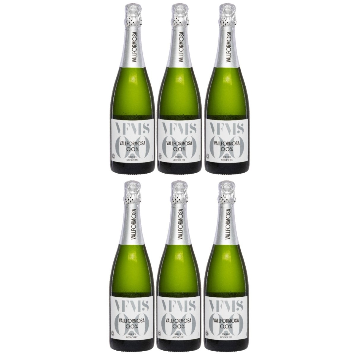 Vallformosa Sparkling 0,0 % Trocken Schaumwein Vegan Spanien (6 x 0,75 l) - Versanel -