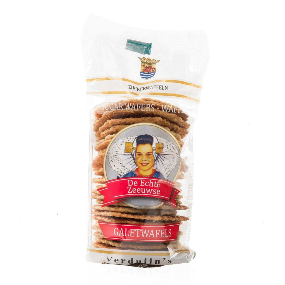 VERDUIJN'S Galetwafels Holländische Zuckerwaffeln Feingebäck Snack Niederlande (1 x 150g) - Versanel - 