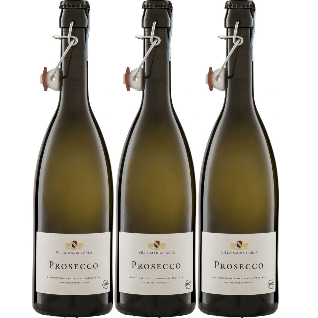 Villa Maria Carla Bügelver Bio Prosecco Frizzante DOC (3 x 0.75l) - Versanel - 