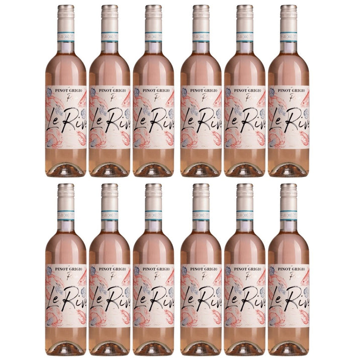 Villa San Martino Le Rive Pinot Grigio Rosato Rosewein Wein Trocken Italien (12 x 0,75l) - Versanel - 