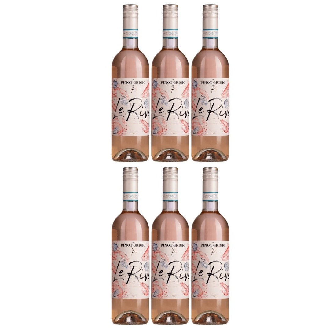 Villa San Martino Le Rive Pinot Grigio Rosato Rosewein Wein Trocken Italien (6 x 0,75l) - Versanel - 