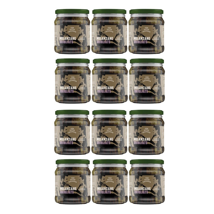 Von guten Freunden Melanzane grigliate gegrillte Auberginen Italien (12 x 280g) - Versanel - 