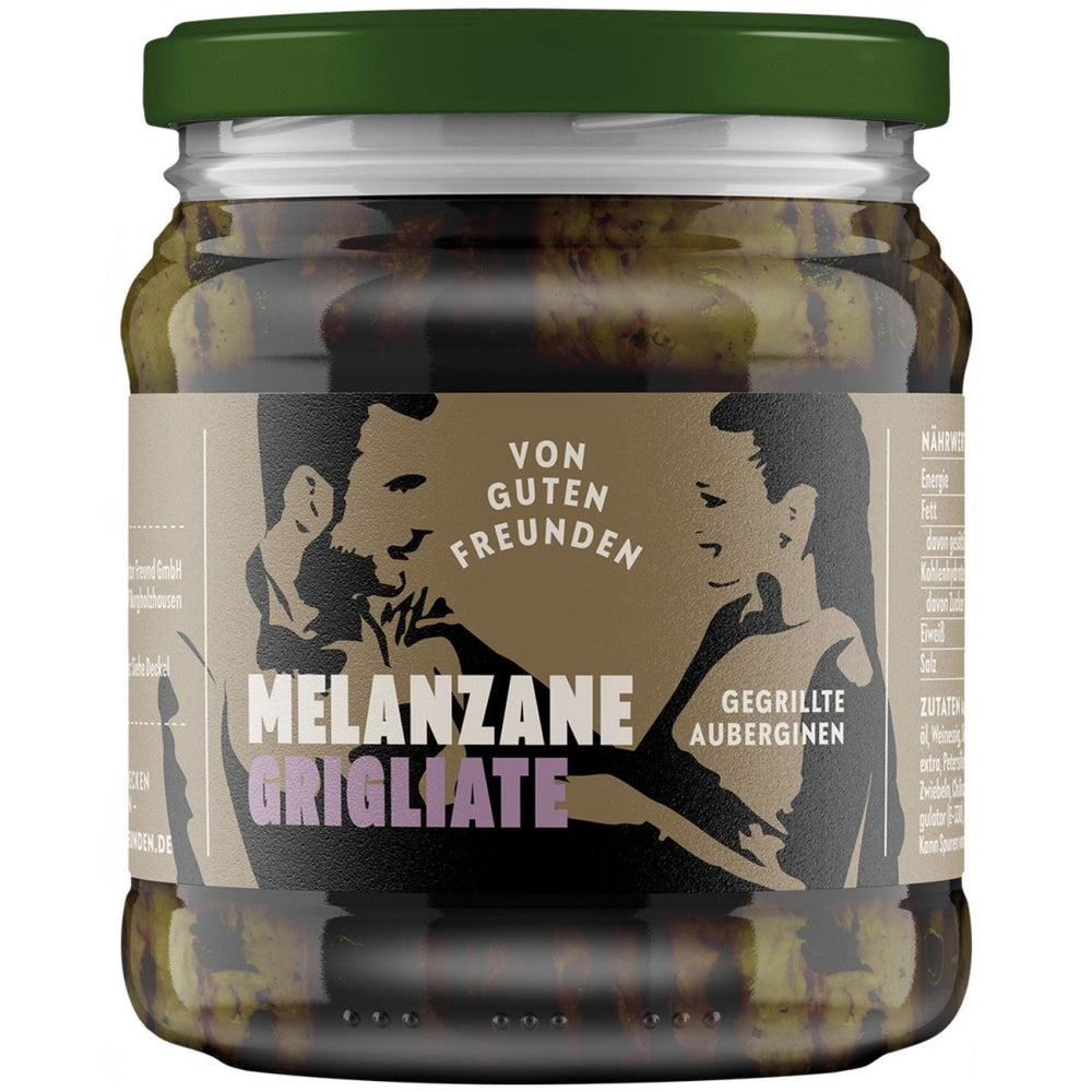 Von guten Freunden Melanzane grigliate gegrillte Auberginen Italien (3 x 280g) - Versanel - 