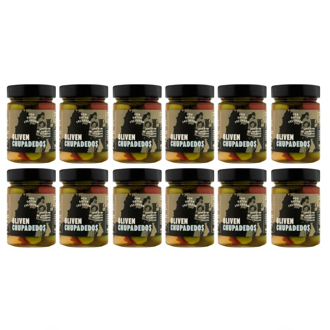 Von guten Freunden Oliven Chupadedos Spanien (12 x 380g) - Versanel - 