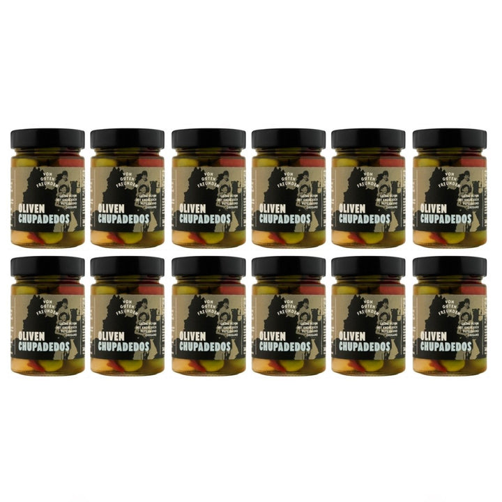 Von guten Freunden Oliven Chupadedos Spanien (12 x 380g) - Versanel - 