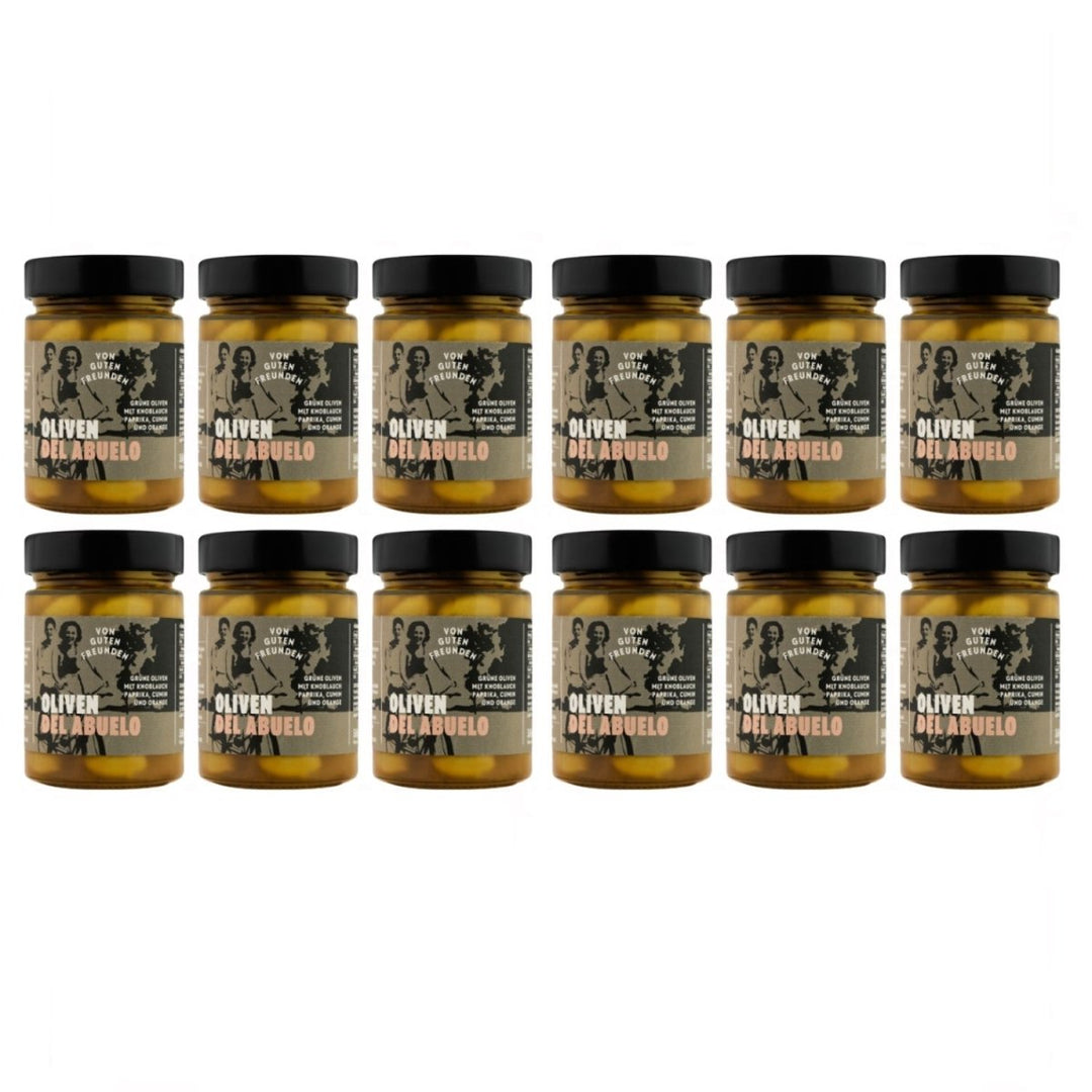 Von guten Freunden Oliven del Abuelo Spanien (12 x 380g) - Versanel - 